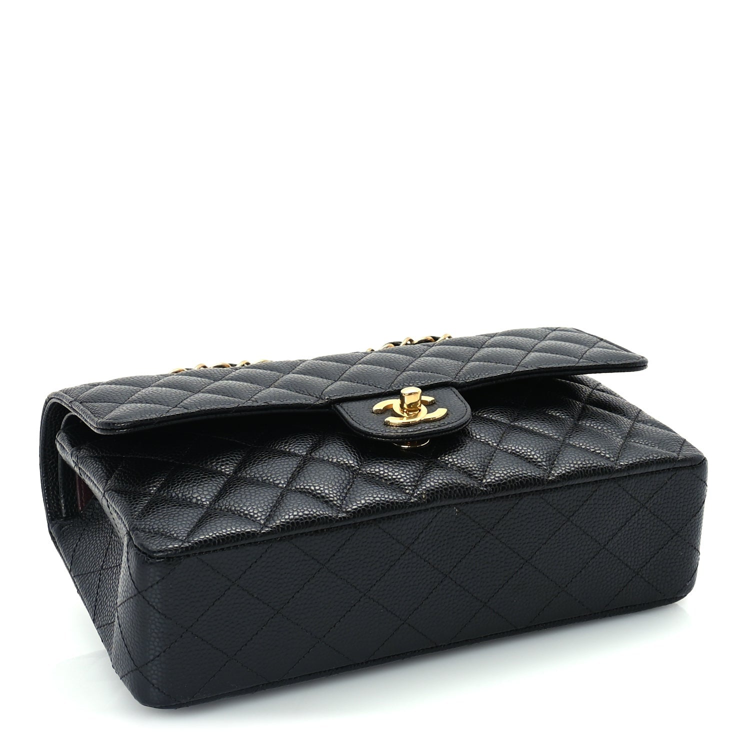 Chanel Caviar Quilted Medium Double Flap Black