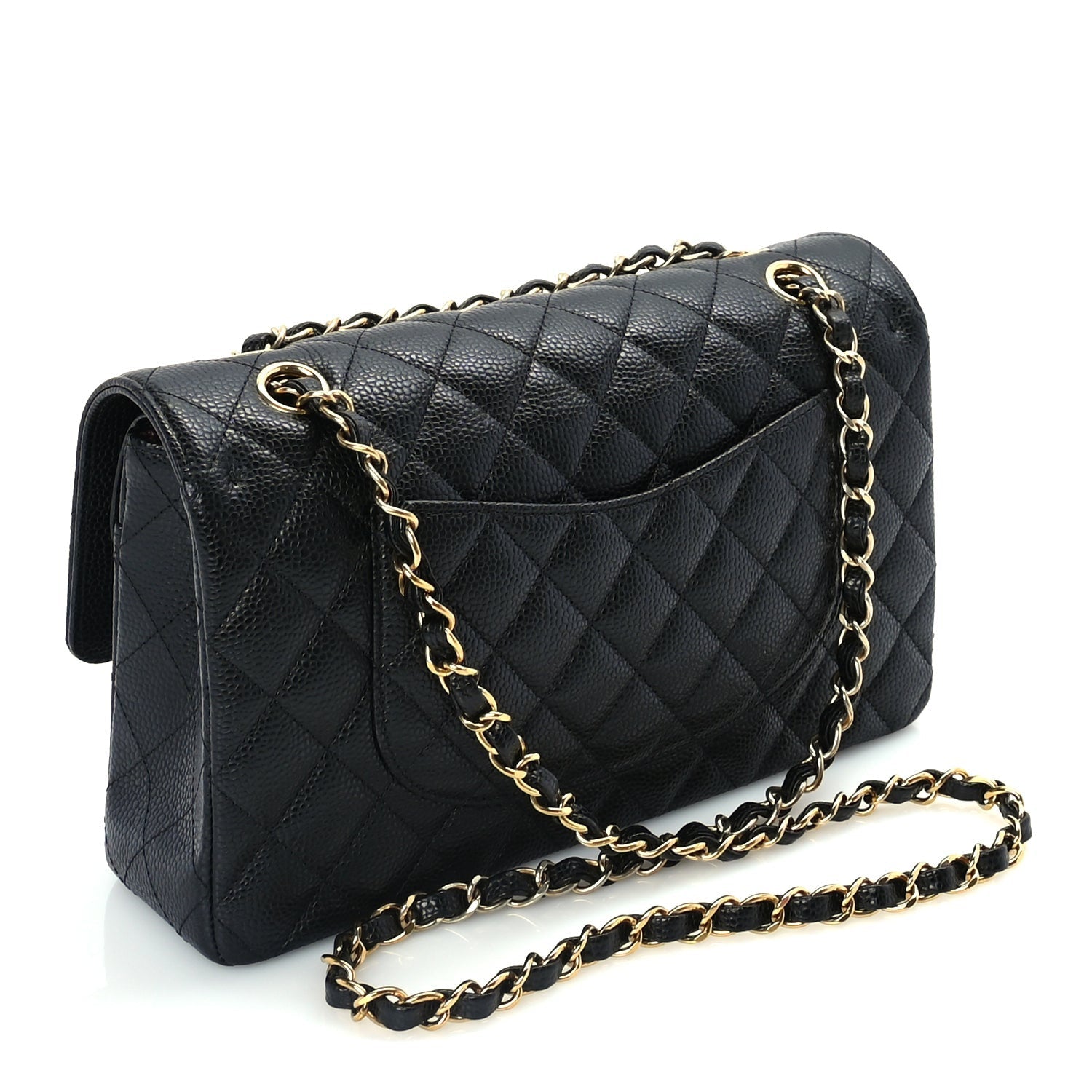 Chanel Caviar Quilted Medium Double Flap Black