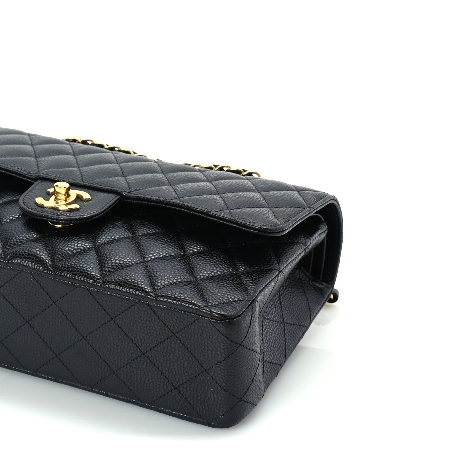 Chanel Caviar Quilted Medium Double Flap Black