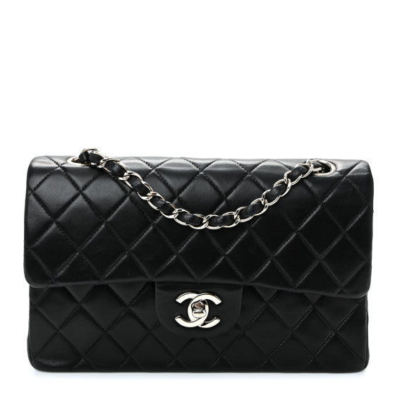 Chanel Lambskin Quilted Small Double Flap Black