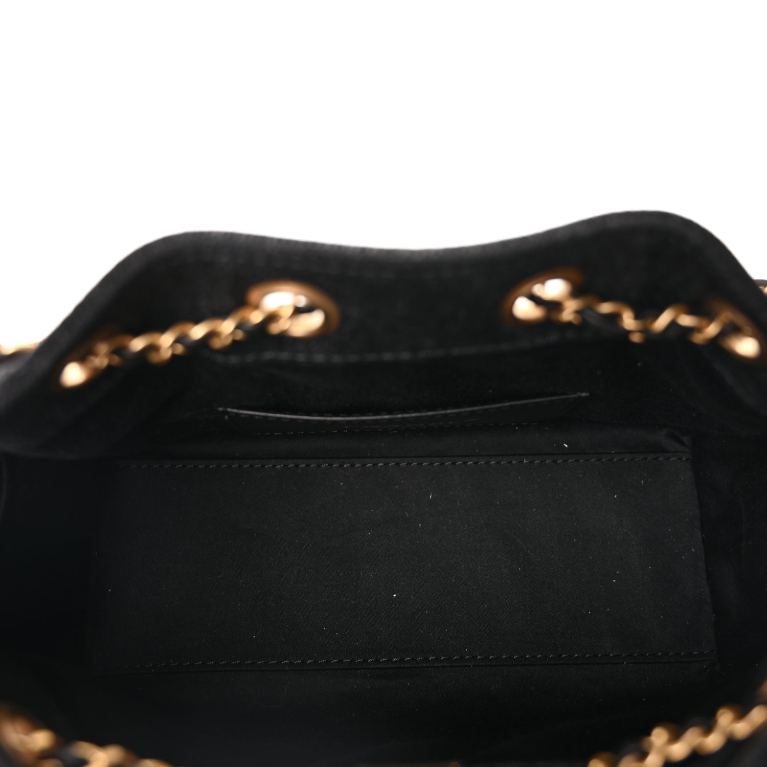 Chanel Washed Denim Quilted Mini 25 Handbag Black