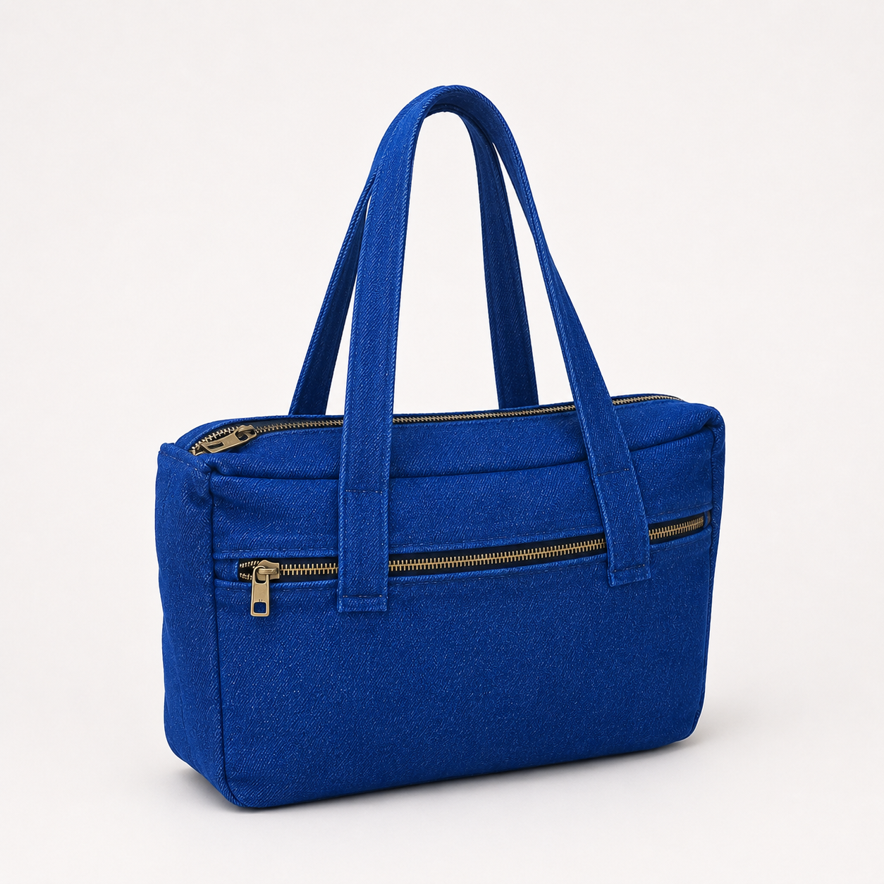 Blue Everyday Zip Tote Bag