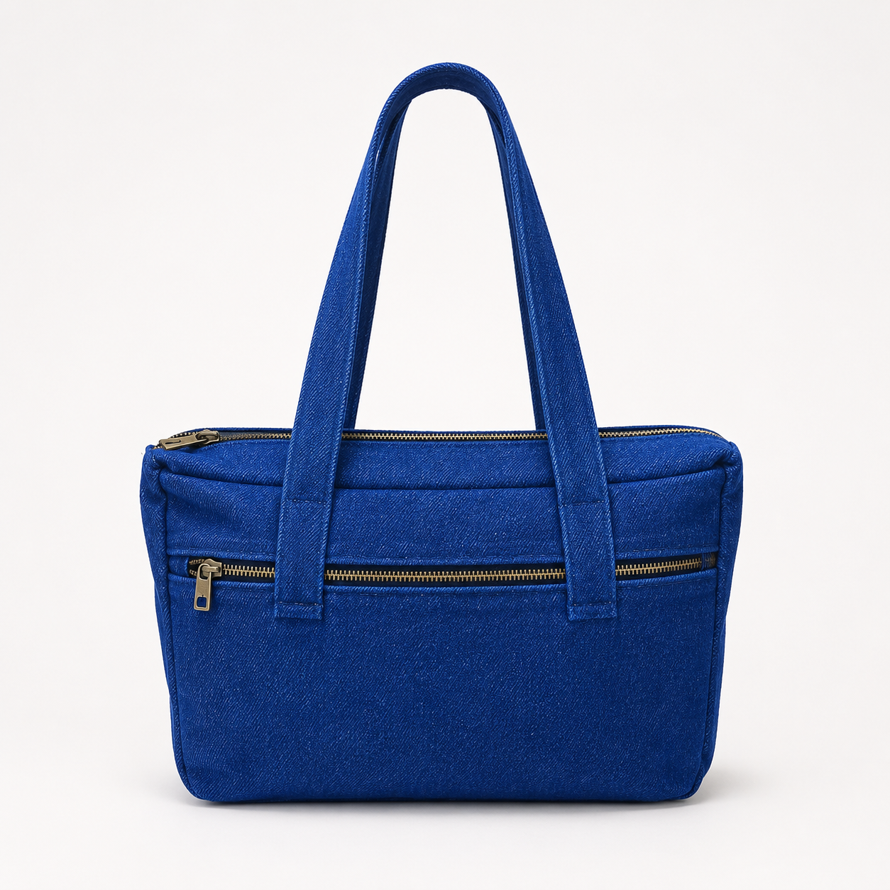 Blue Everyday Zip Tote Bag