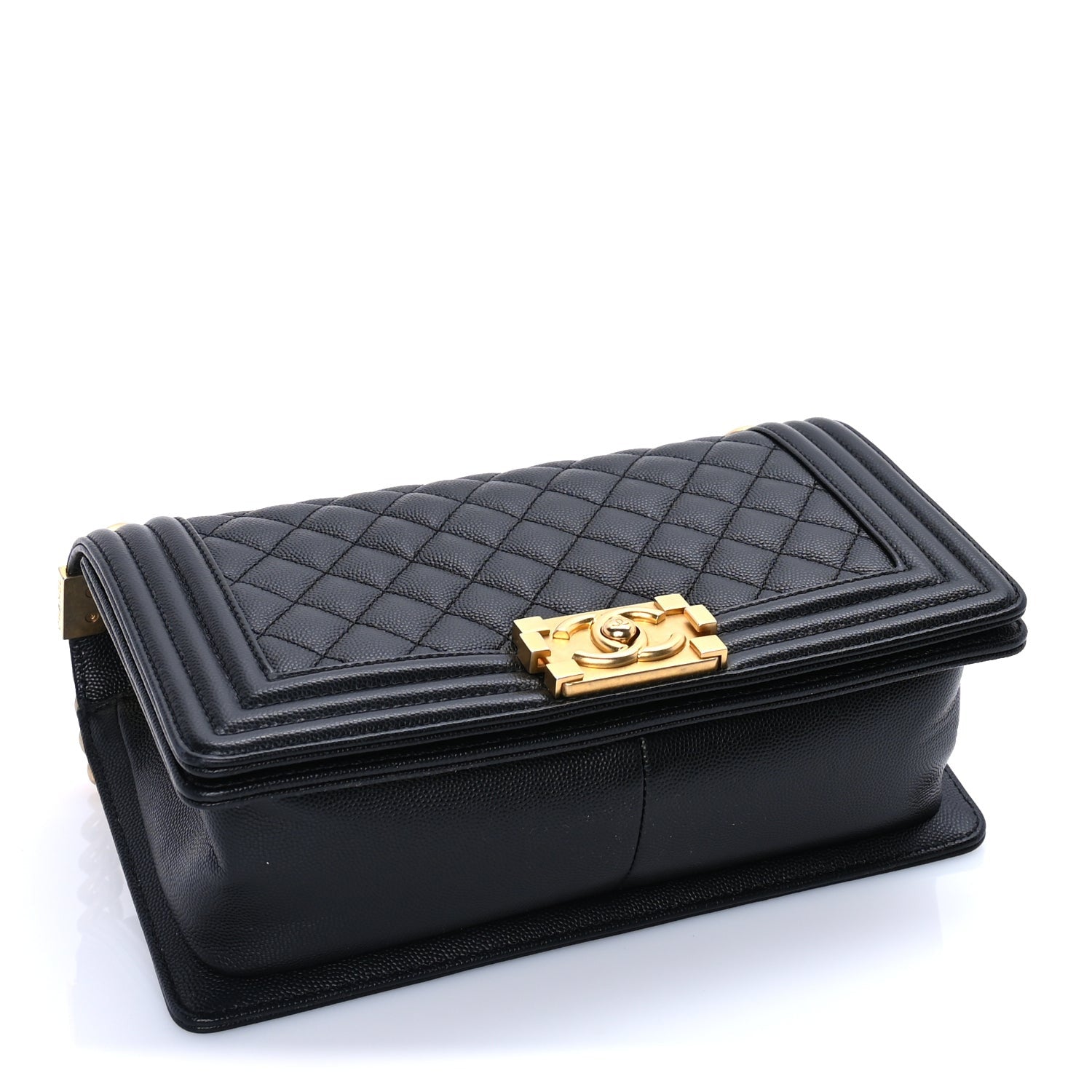 Chanel Caviair New Medium Boy Flap Bag Black