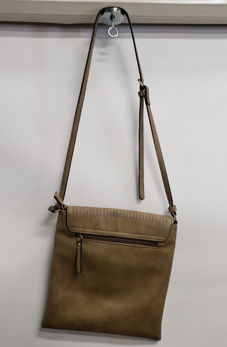 Womens Crossbody Bag Taupe Gently Used