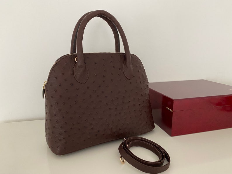 Elegant Dark Brown Women Bag