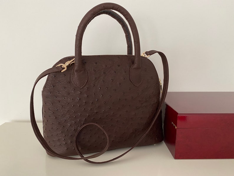 Elegant Dark Brown Women Bag