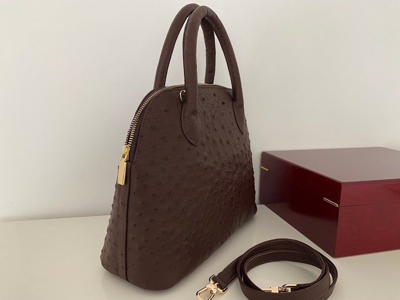 Elegant Dark Brown Women Bag